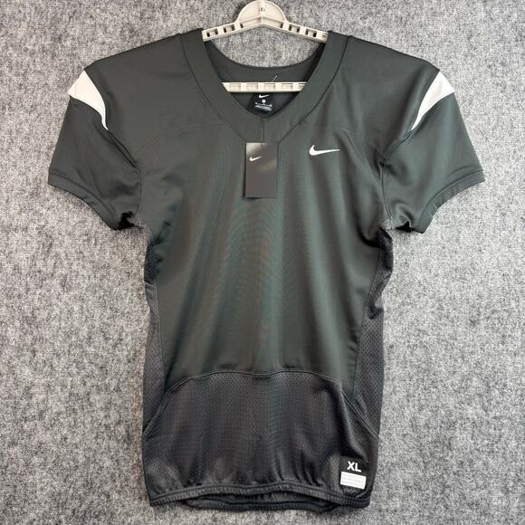 Nike Stock Vapor Pro Men's Football Vented Jersey Grey White 845929-061 size XL - Picture 1 of 8